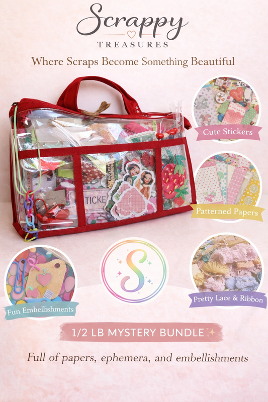Scrappy Treasures™ Mystery Bundle (1/2 LB)